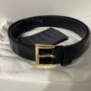 Prada patent leather belt, size 38
